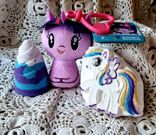 Little Pony Bath Bomb Gift Set, with plush key chain